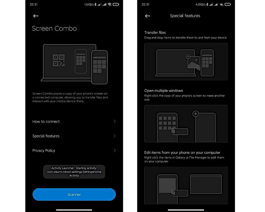 MIUI 12 beta: nowa funkcja kontroli urządzenia jak „Twój telefon" Microsoftu