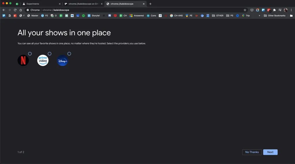 Kaleidoscope - nowa funkcja Chrome ma gromadzić na jednej stronie wszystkie streamingi