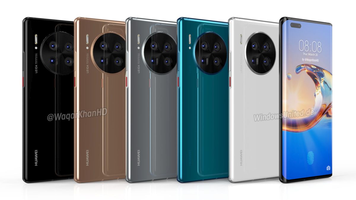 Huawei Mate 40 Pro na nowych renderach
