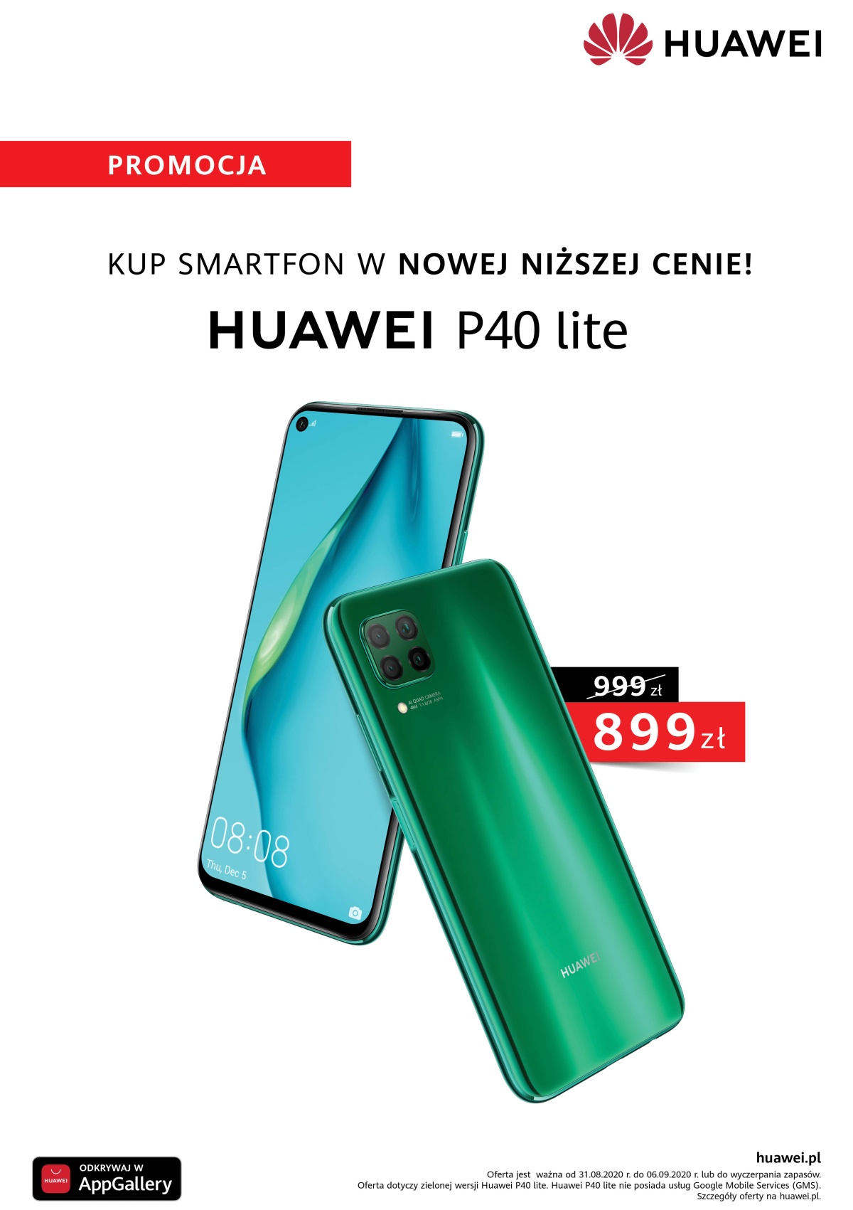 Huawei P40 Lite jest jeszcze tańszy
