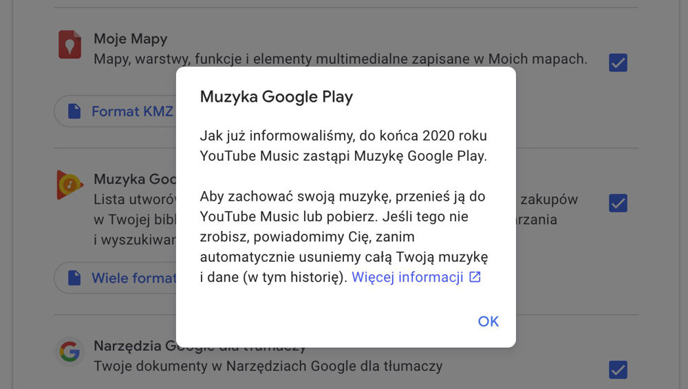 Koniec Google Music jest blisko. Wraz z nim odejdzie sklep muzyczny w Google Play