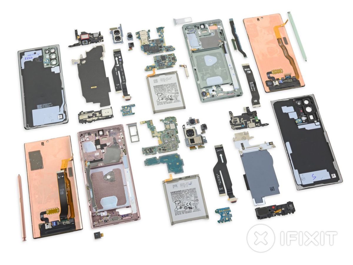 iFixit rozbiera Galaxy Note20 i Galaxy Note20 Ultra. Najnowsze flagowce Samsunga nie nadają się do samodzielnej naprawy