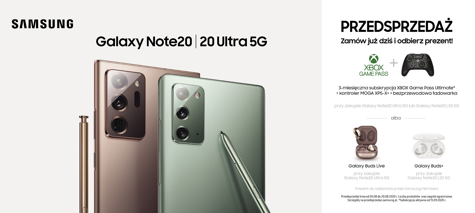 Galaxy Note20 i Galaxy Watch 3 już dostępne w ofercie T-Mobile