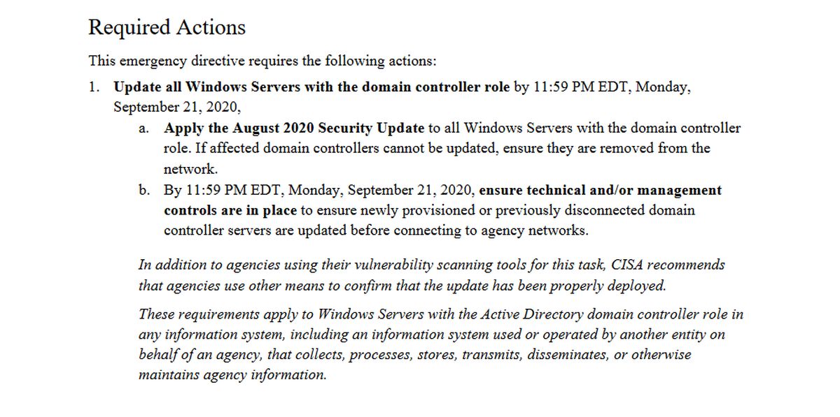 CISA ostrzega: Windows Server ma krytyczną podatność!