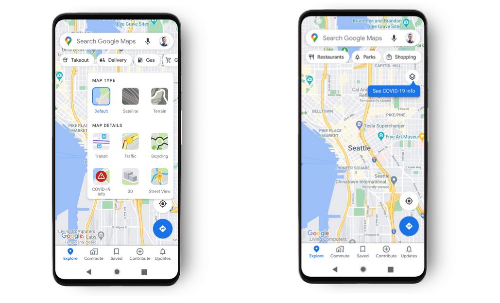Mapy Google: pojawi się oznaczenie rejonów z zarażeniami Covid-19