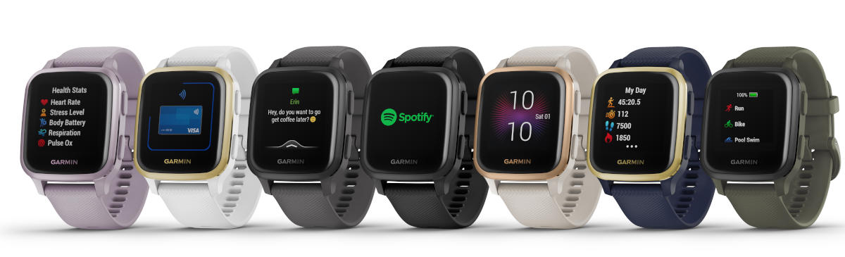 Garmin Venu Sq – nowe smartwatche z Garmin Pay, funkcjami sportowymi i zdrowotnymi