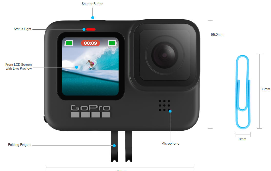 GoPro HERO9 Black: nowa generacja sportowej kamery z nagrywaniem 5K