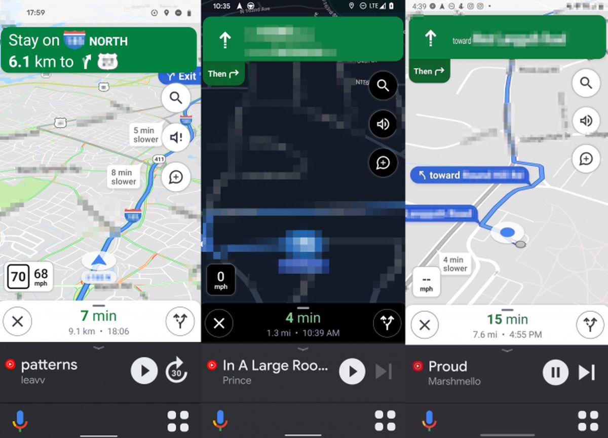 Mapy Google z interfejsem jak w Android Auto?