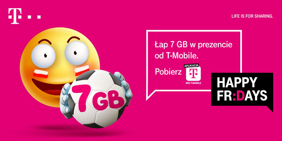 Robert Lewandowski promuje akcję 7 GB od T-Mobile