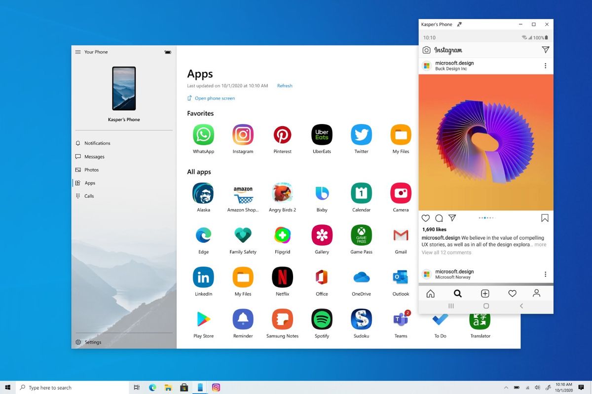 "Twój telefon" - można streamować aplikacje na wszystkich Samsungach