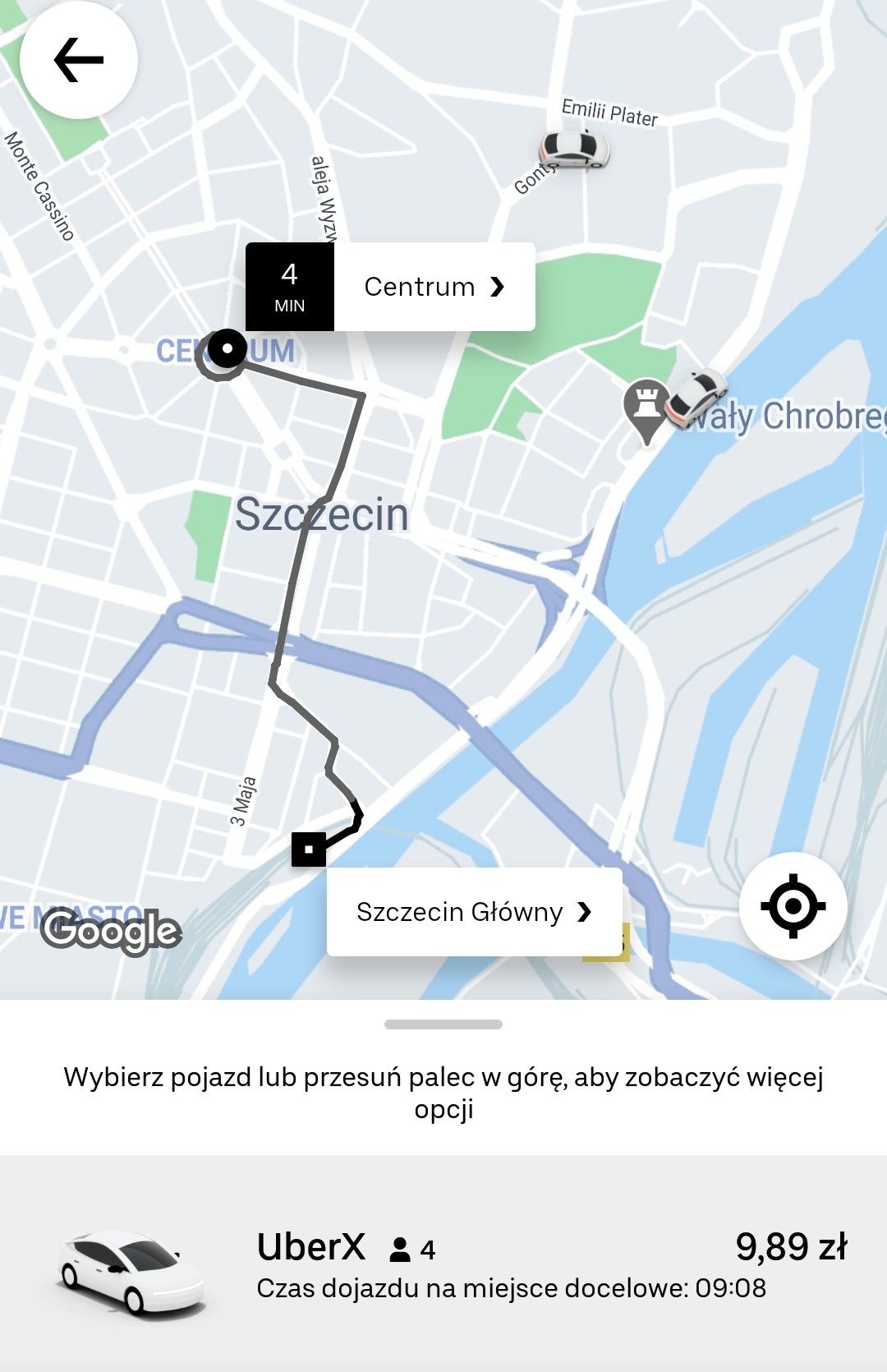 Uber wjeżdża do Szczecina