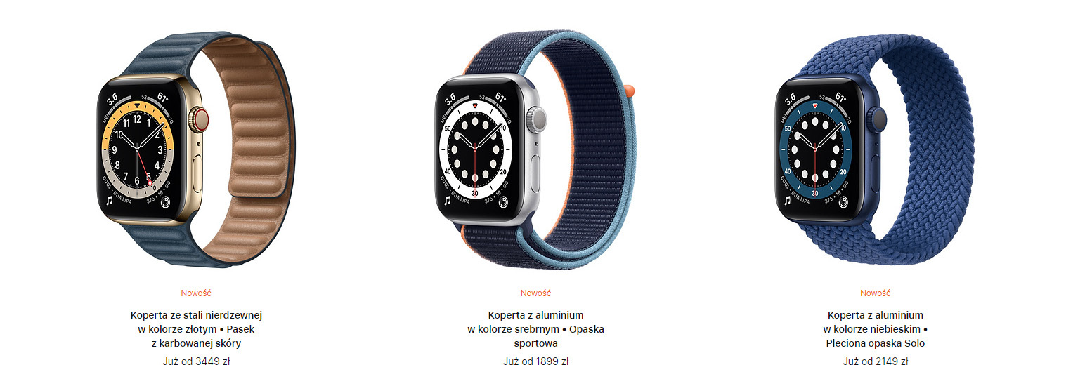 Apple prezentuje nowe smartwatche: Watch Series 6 i Watch SE