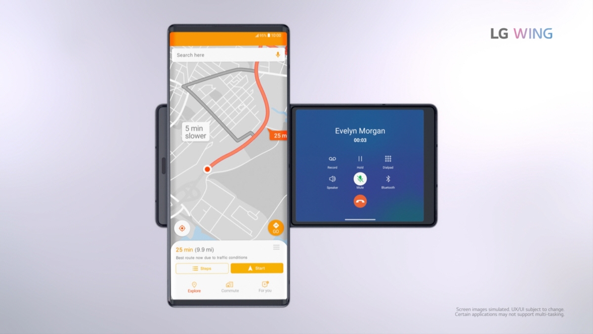 LG Wing zaprezentowany: dwa ekrany i Snapdragon 765G