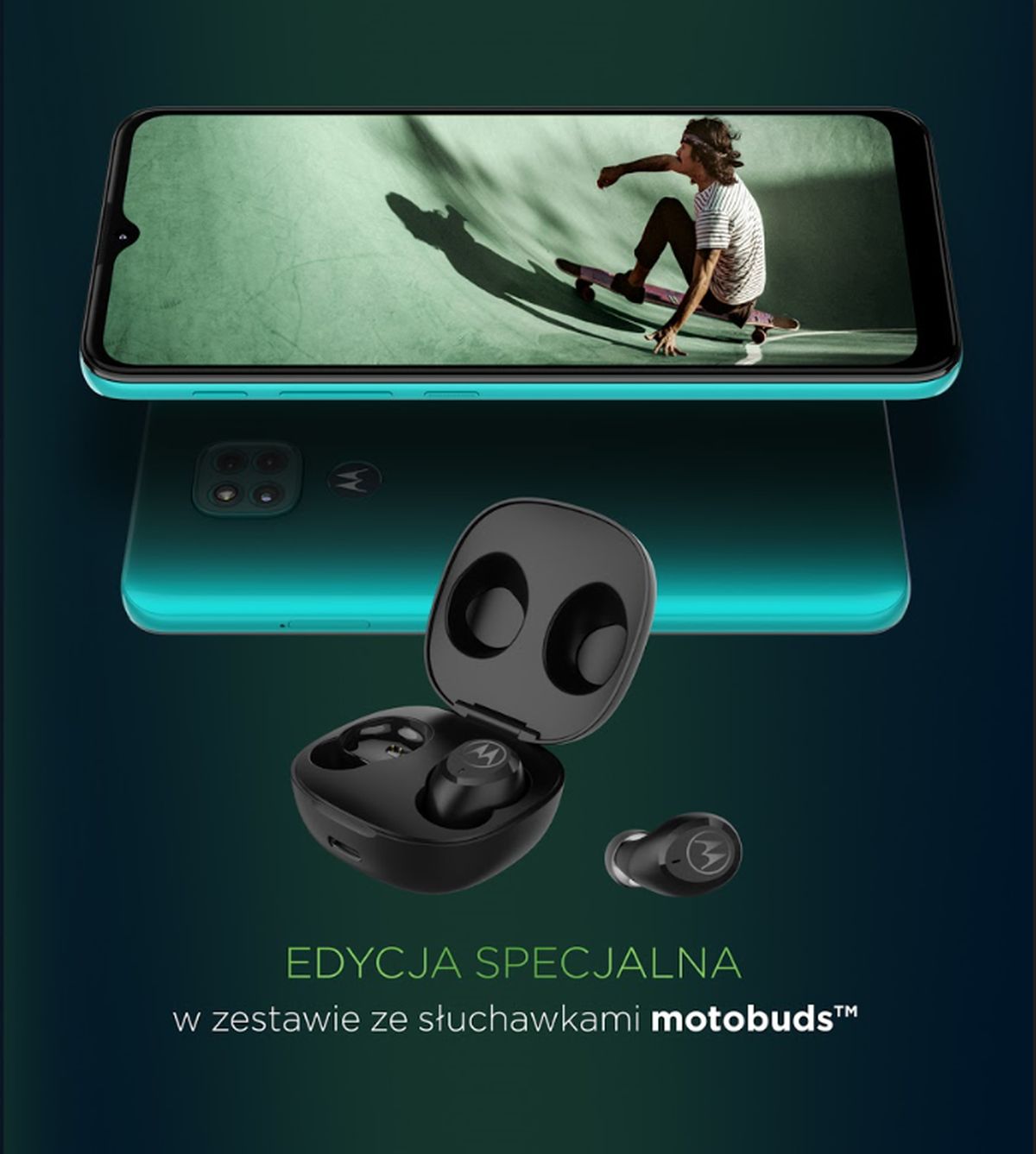 Plus proponuje: moto g9 play ze słuchawkami motobuds