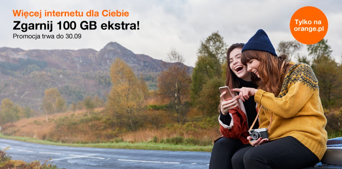 Orange dodaje 100 GB extra do wybranych Planów Mobilnych