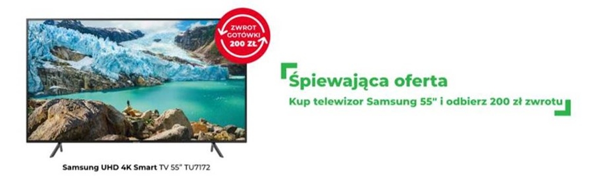 Kup Motorolę Edge lub 55-calowy telewizor Samsung w Plusie i odzyskaj 200 zł w gotówce