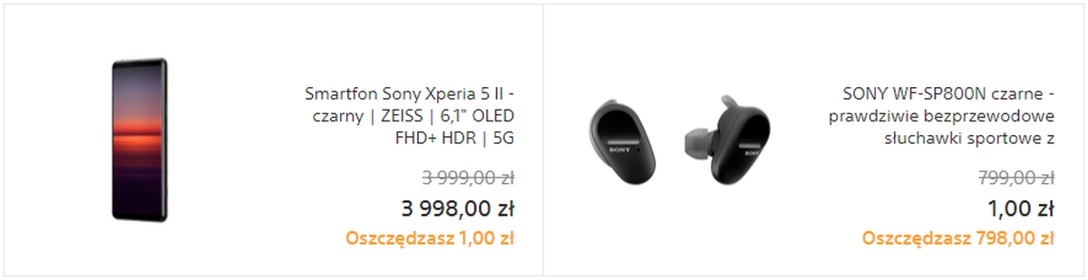 Ruszyła przedsprzedaż Xperii 5 II. Sony dorzuca do niej słuchawki lub głośnik za złotówkę