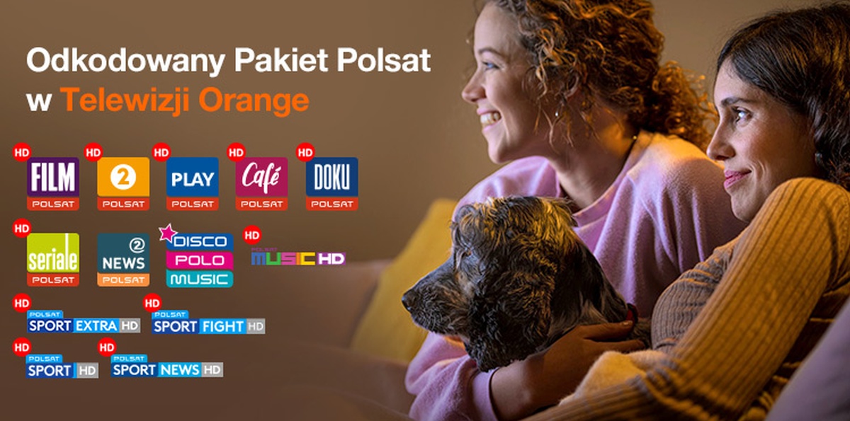 Orange odkodowuje Pakiet Polsat w swojej ofercie telewizyjnej