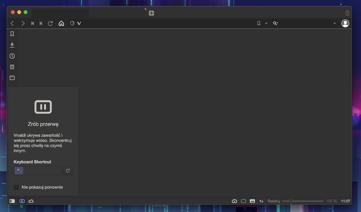 Vivaldi 3.3: zrób sobie przerwę od przeglądania