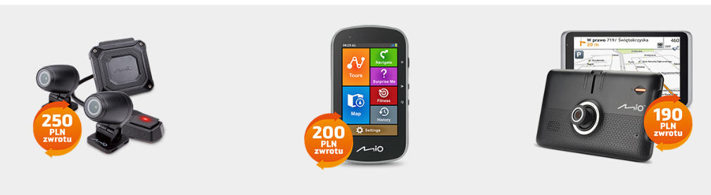 Mio odda nawet 250 zł za kupno rejestratora wideo. Ruszyła akcja „Cashback”