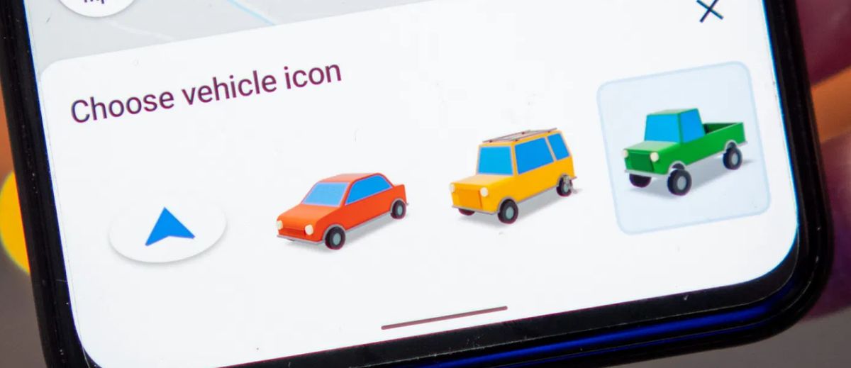 Google Maps z nowymi ikonkami samochodów