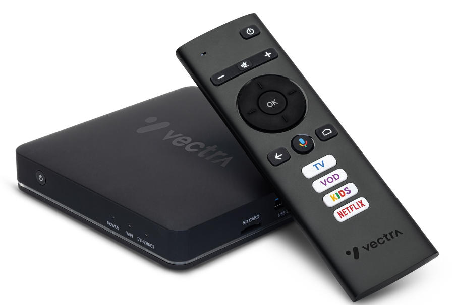 Vectra: dekoder Android TV 4K i nowa oferta z usługami TV Smart i Smart Multiroom. Czarek będzie czarował...