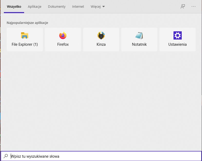 Microsoft wprowadza możliwość wyłączenia Bing w systemowej wyszukiwarce