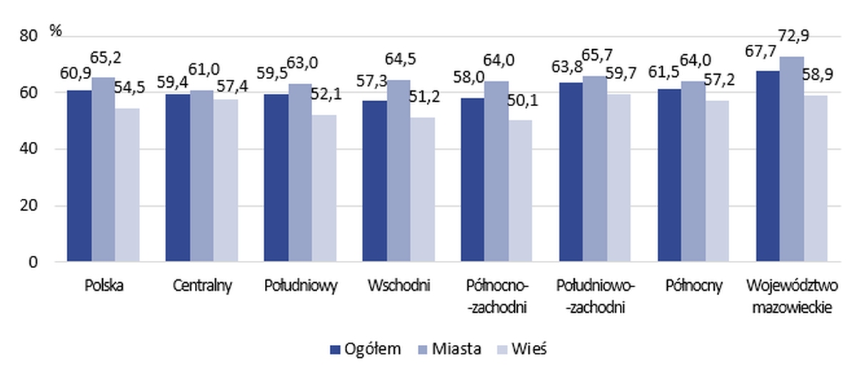 GUS: Społeczeństwo informacyjne w Polsce w 2020 roku