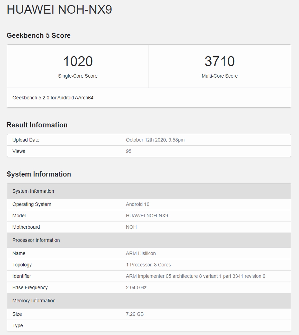 Huawei Mate 40 Pro z Kirinem 9000 będzie bardzo wydajny - pokazuje Geekbench 5