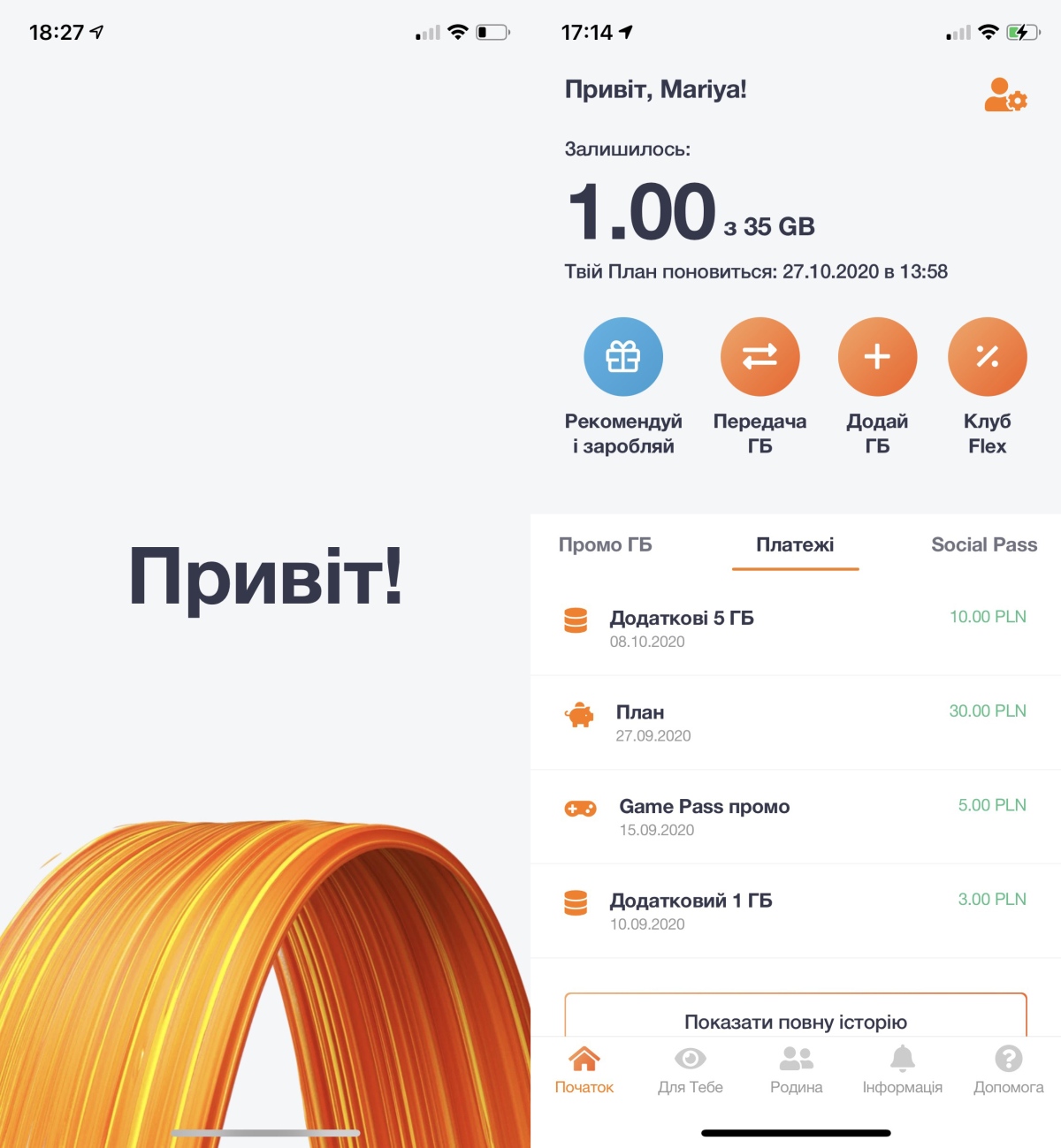 Aplikacja Orange Flex teraz także po ukraińsku