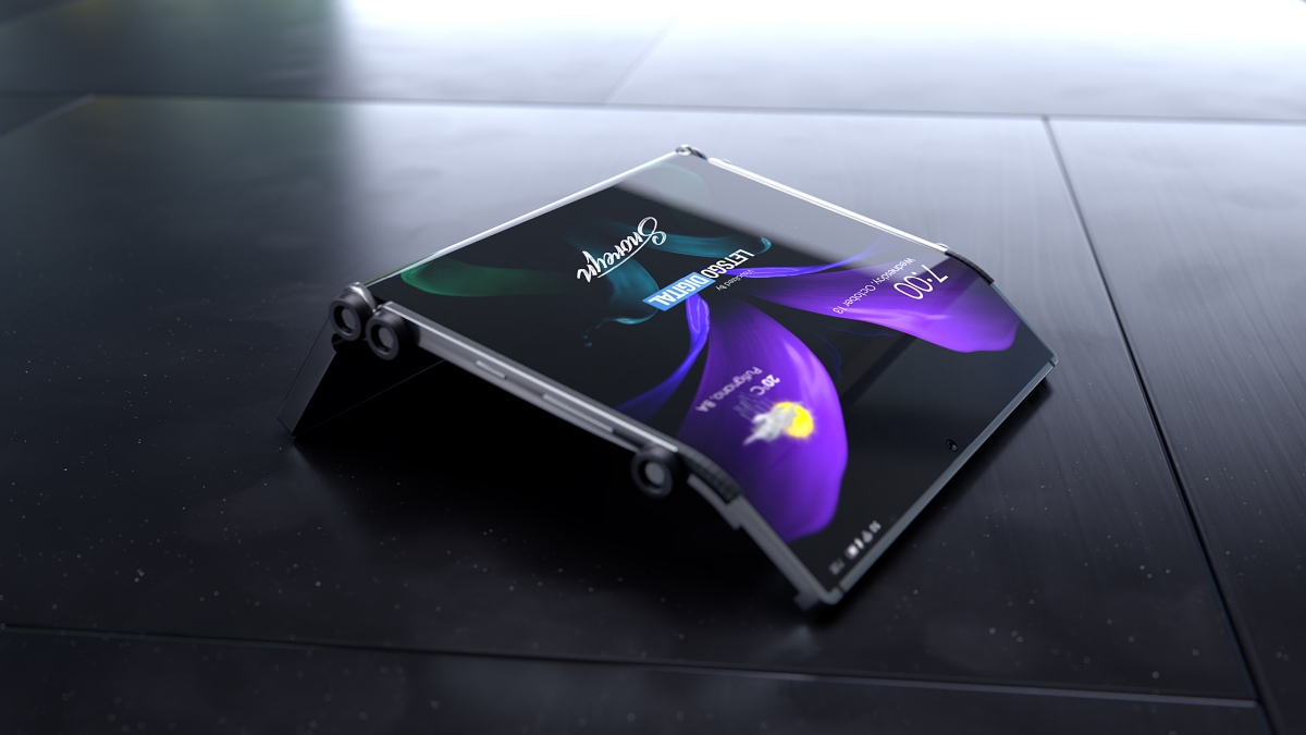 Samsung ma patent na podwójnie składany smartfon