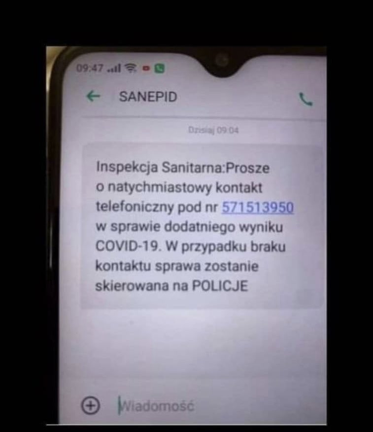 Nowe oszustwo na sanepid? Oddzwanianie rzekomo może być kosztowne