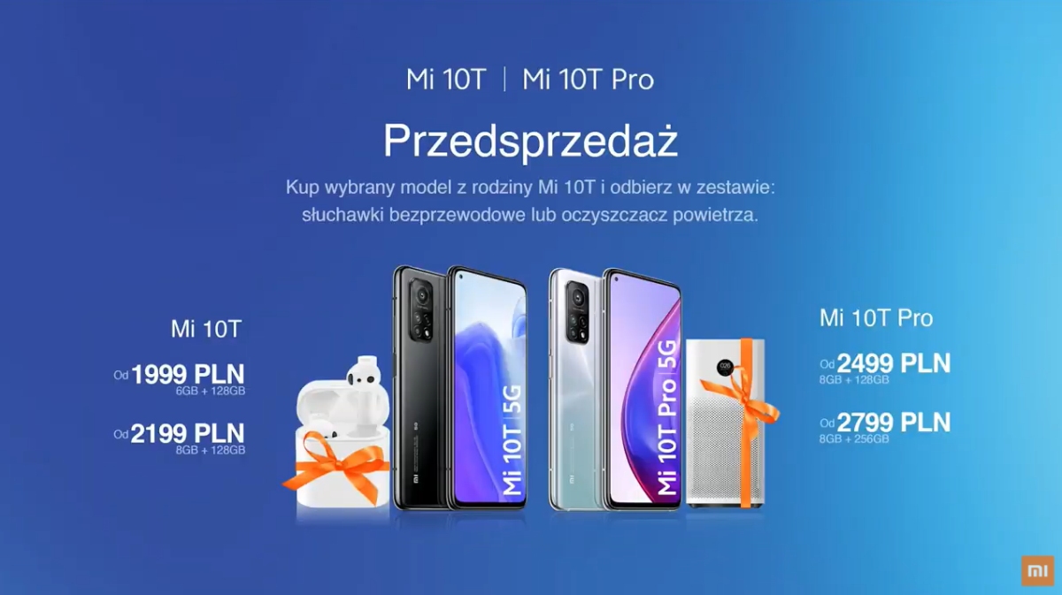 Seria Xiaomi Mi 10T debiutuje w Polsce. W przedsprzedaży atrakcyjne dodatki