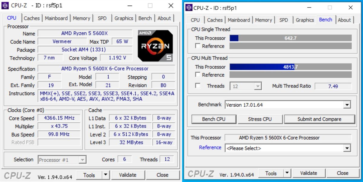 AMD Ryzen 5 5600X szybszy od Core i9-10900K