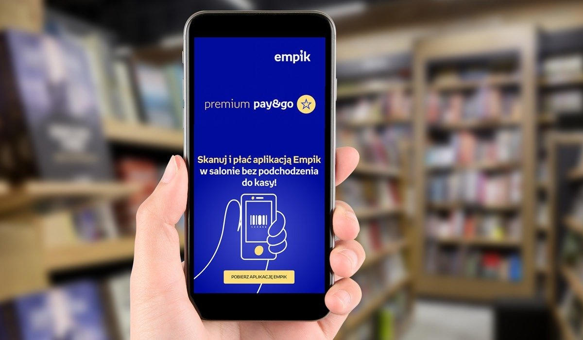 Empik wprowadza mobilne płatności Premium Pay&Go. Tradycyjne zakupy bez podchodzenia do kasy