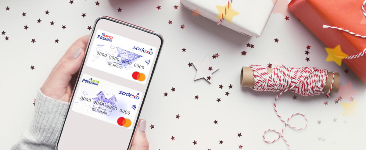 Wirtualne karty przedpłacone Sodexo. Można je dodać do Google Pay i Apple Pay