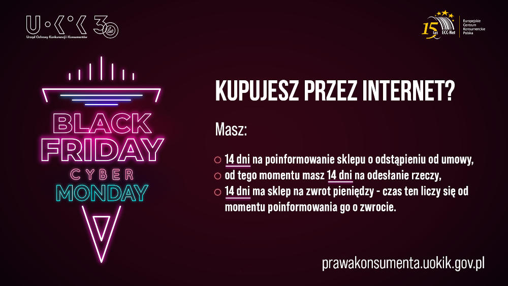 Black Friday, Cyber Monday – nie daj się oszukać! UOKiK ostrzega przed naciągaczami