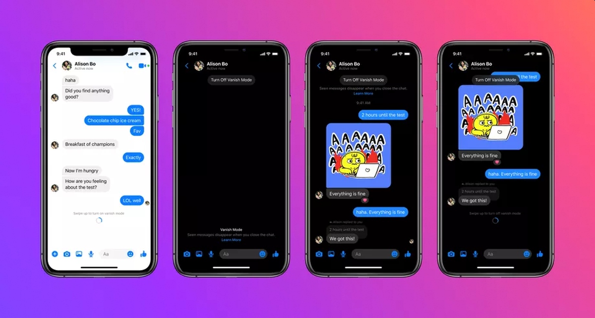 Facebook wprowadza znikające wiadomości do Messengera i Instagrama