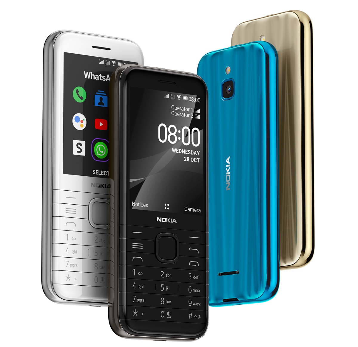 HMD Global prezentuje nowe telefony marki Nokia: 8000 4G i 6300 4G