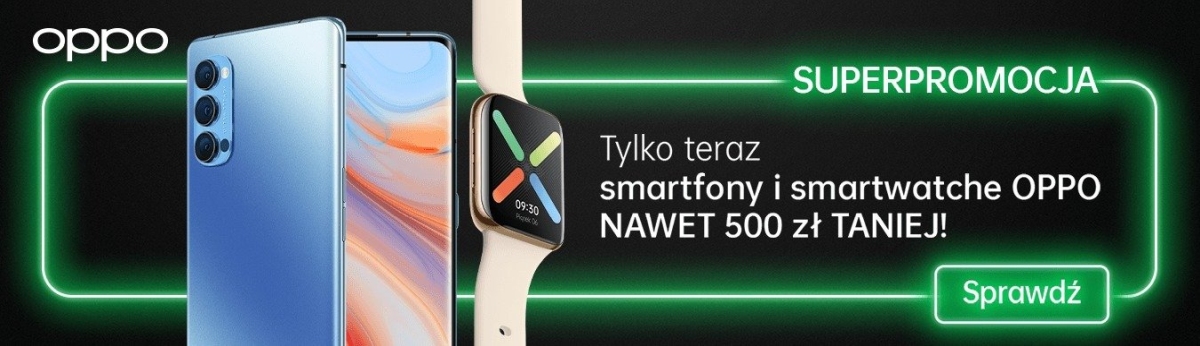 Cenopad w Oppo. Wybrane urządzenia są nawet o 1/3 tańsze