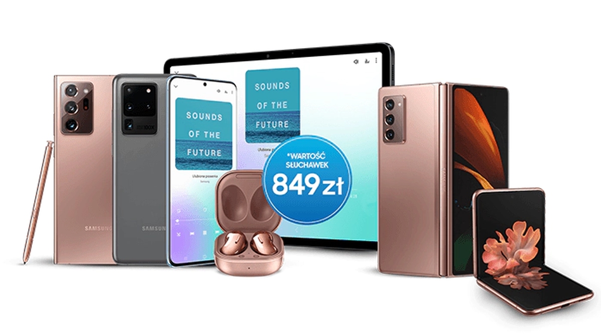 Promocje Samsung: Kup jeden z wybranych modeli Galaxy i zgarnij słuchawki Galaxy Buds Live w prezencie