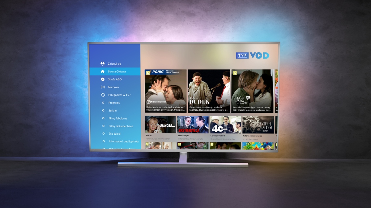 TVP VOD na telewizorach Philips z systemem Saphi
