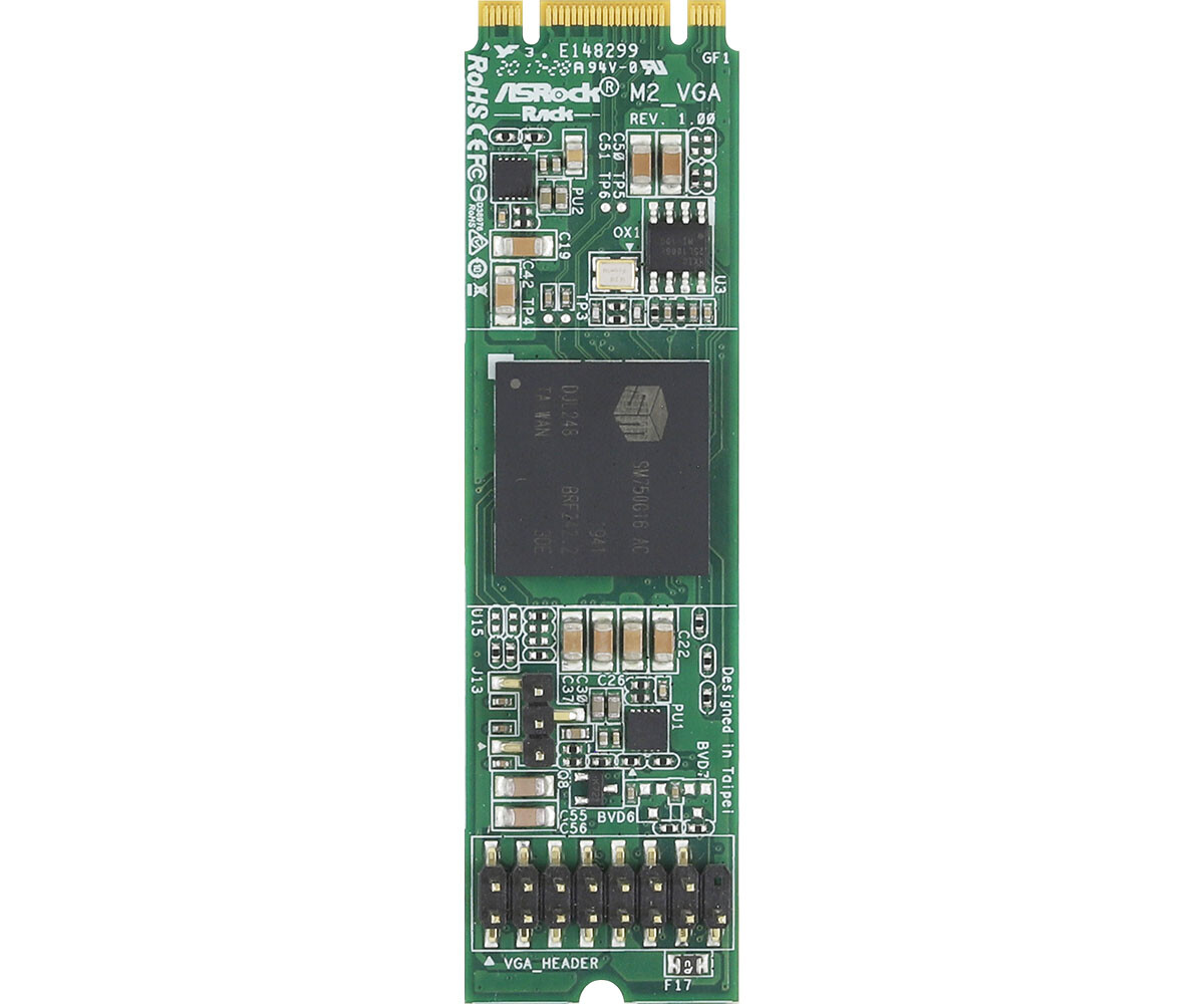 ASRock Rack przedstawia M.2_VGA - dziwną kartę graficzną