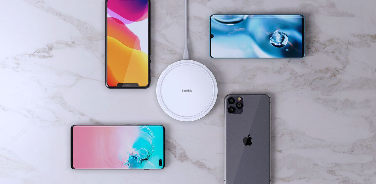 SanDisk Ixpand - Western Digital prezentuje bezprzewodową ładowarkę z funkcją backupu danych oraz nośnik flash dual-drive
