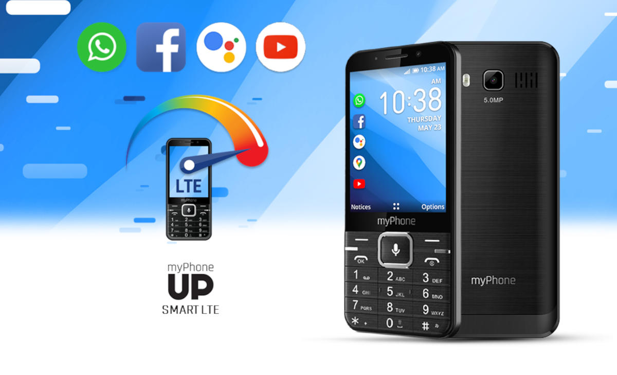 Nowy myPhone Up Smart LTE – klasyczny telefon z funkcjami smart
