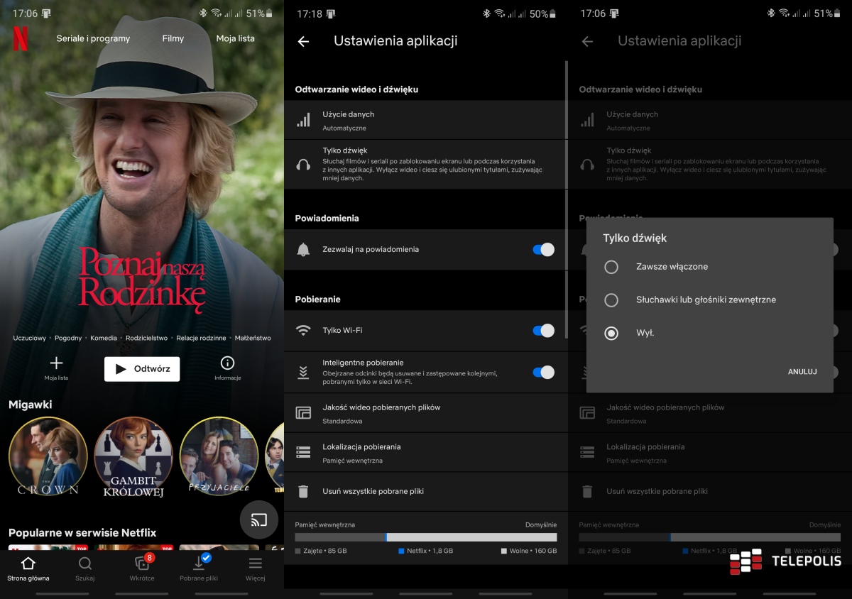 Netflix na Androidzie z nową funkcją: zamiast oglądać, można posłuchać