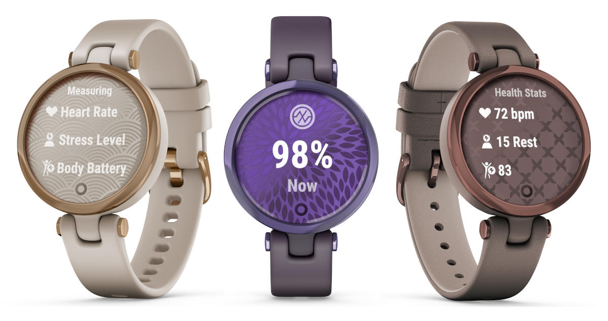 Garmin Lily to elegancki smartwatch dla kobiet. Monitoruje zdrowie i aktywność sportową