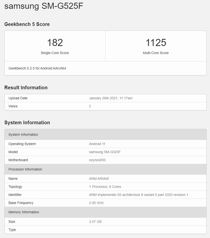 Galaxy XCover 5: wzmocniony smartfon Samsunga zadebiutował w Geekbench