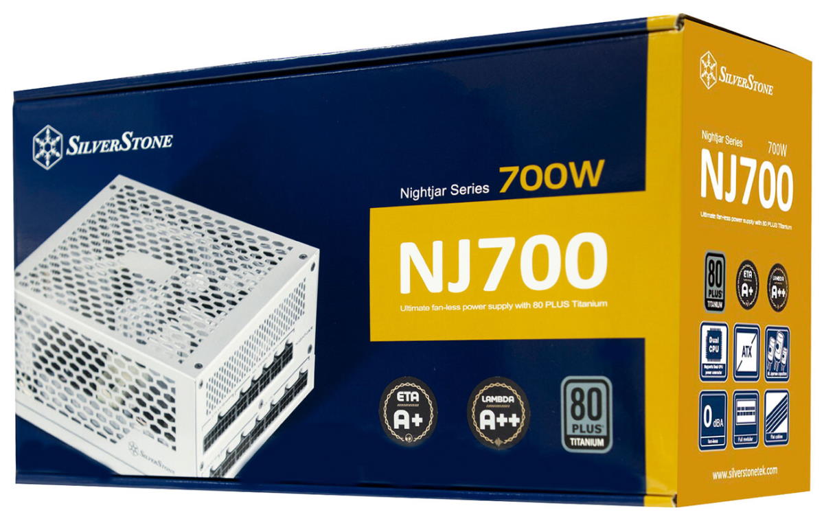 SilverStone Nightjar NJ700 - cichy zasilacz bez wentylatora
