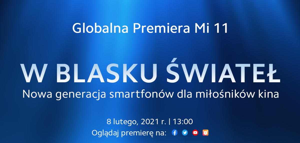Xiaomi Mi 11: oficjalna zapowiedź światowej premiery